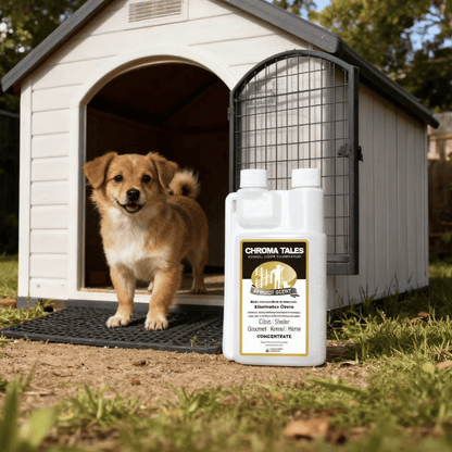 🔥Last Day 50% OFF - 🐶Kennel Odor Eliminator 🍑  Concentrate – Non-Enzymatic, Apricot & Fresh Scents for Tough Pet Odors