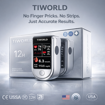 🔥Final 3 Hours : 2026 New Year Special🏆TIWORLD™ Non-Invasive Blood Glucose Meter 99.9% Accuracy （Mayo Clinic Recommended）