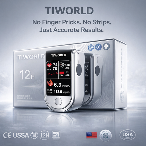 🔥Final 3 Hours : 2026 New Year Special🏆TIWORLD™ Non-Invasive Blood Glucose Meter 99.9% Accuracy （Mayo Clinic Recommended）